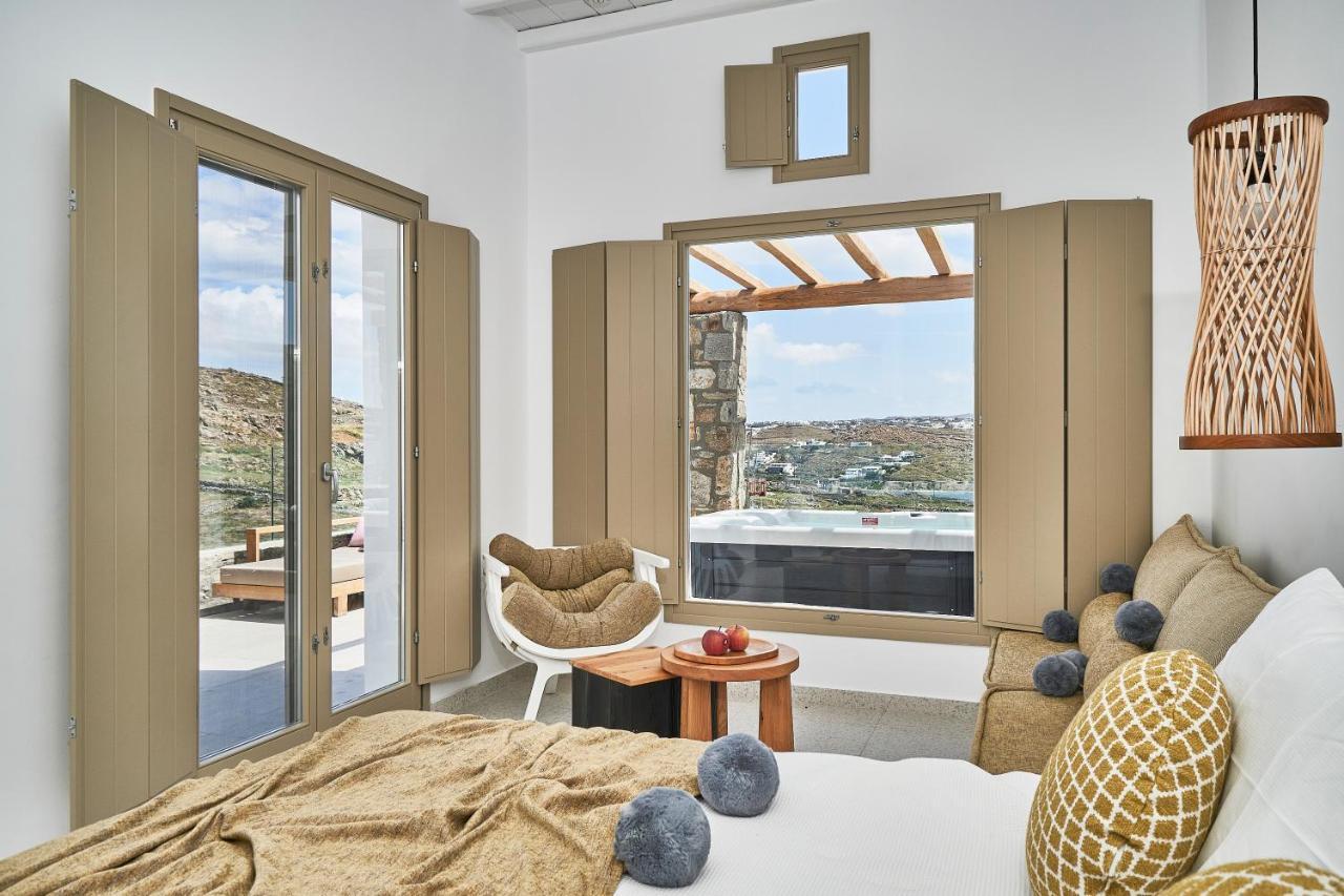 Due Mari Mykonos Hotel Agios Ioannis Diakoftis Eksteriør billede
