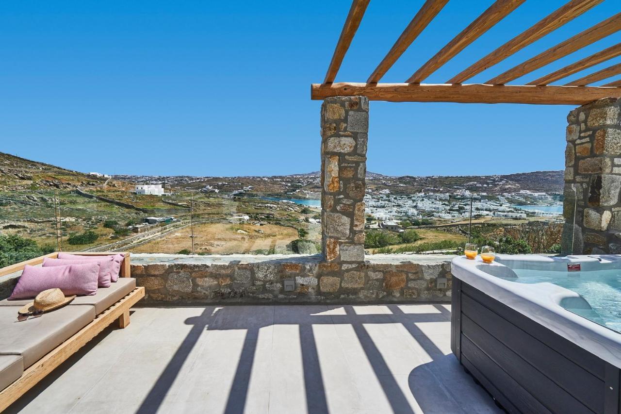 Due Mari Mykonos Hotel Agios Ioannis Diakoftis Eksteriør billede