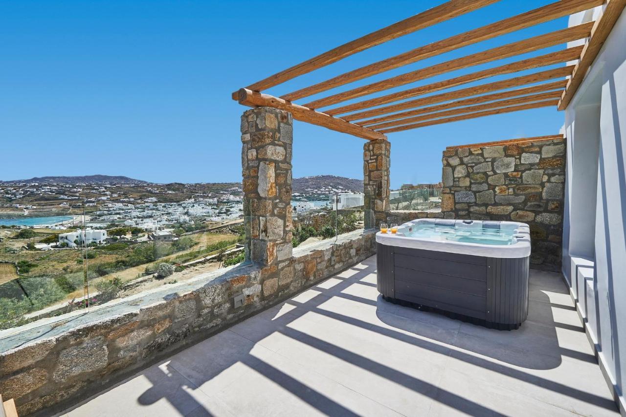 Due Mari Mykonos Hotel Agios Ioannis Diakoftis Eksteriør billede