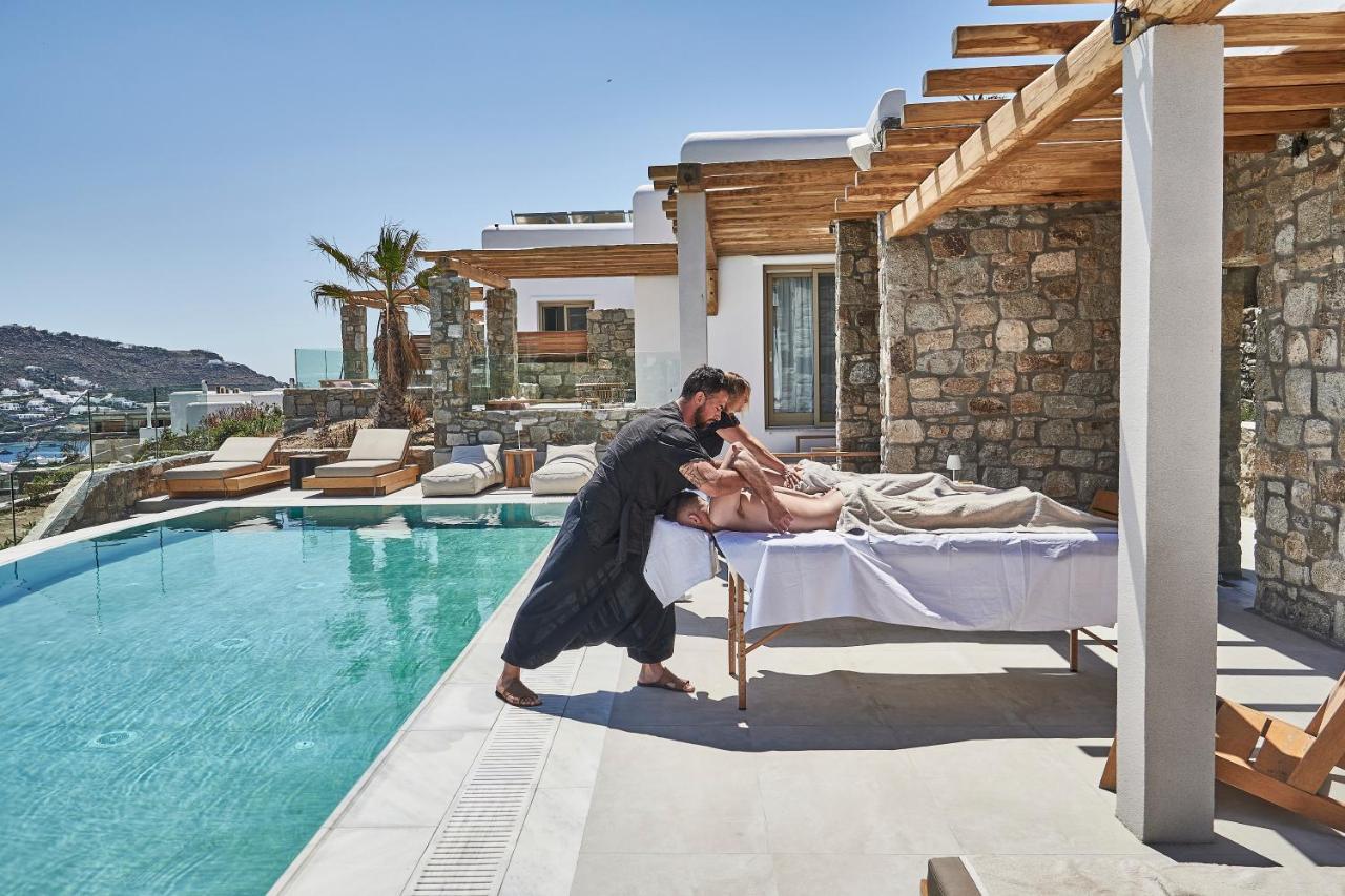 Due Mari Mykonos Hotel Agios Ioannis Diakoftis Eksteriør billede