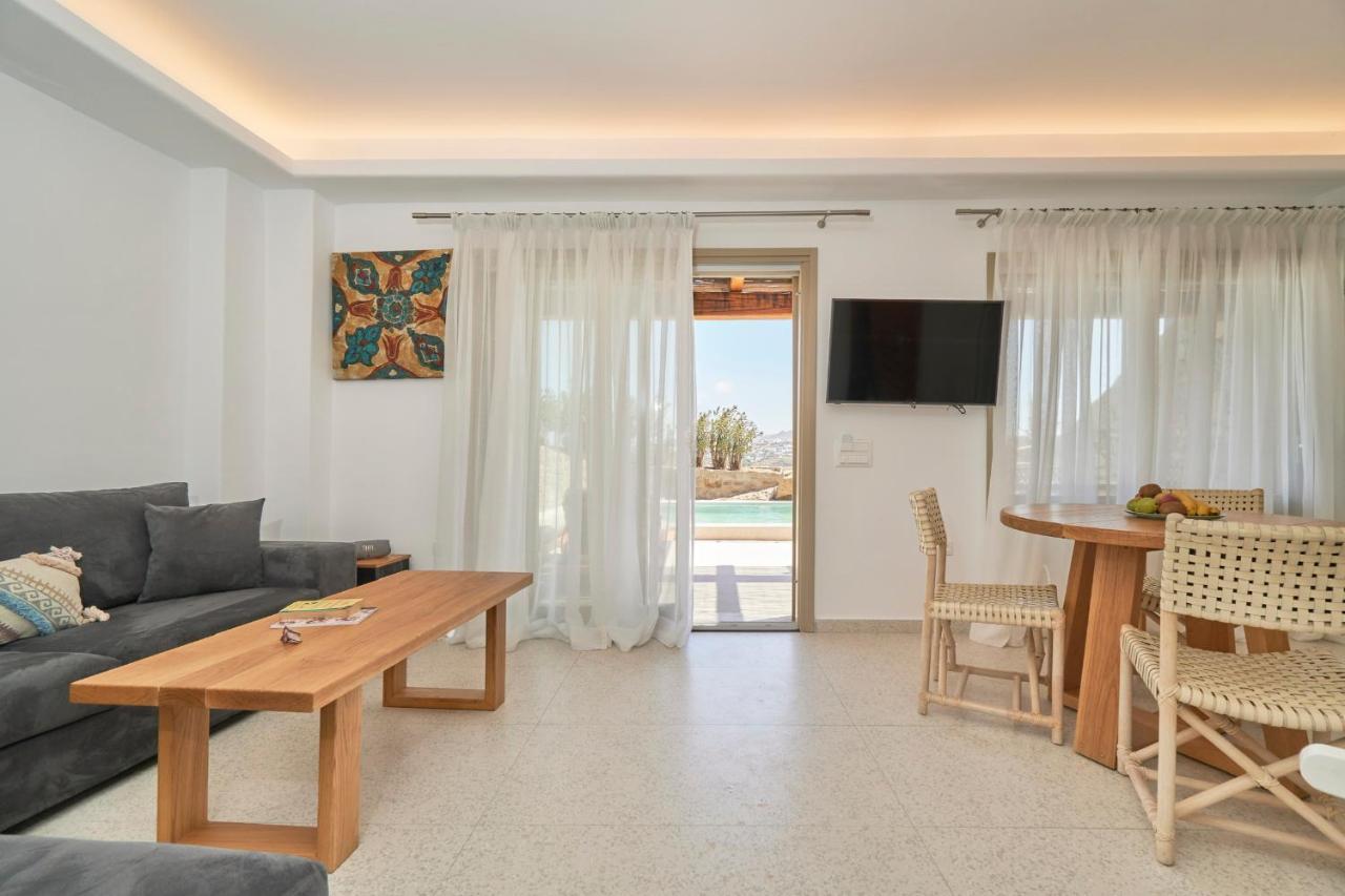 Due Mari Mykonos Hotel Agios Ioannis Diakoftis Eksteriør billede