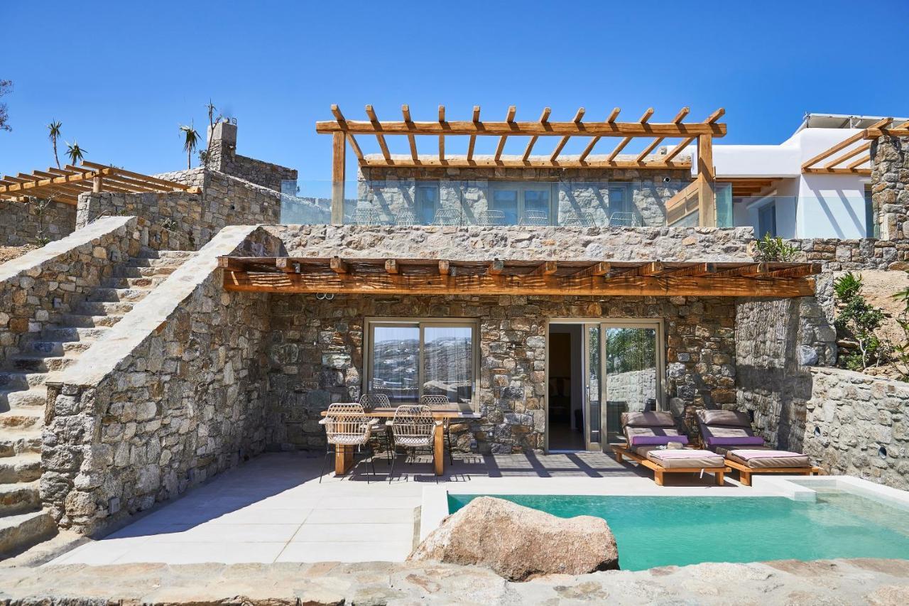 Due Mari Mykonos Hotel Agios Ioannis Diakoftis Eksteriør billede