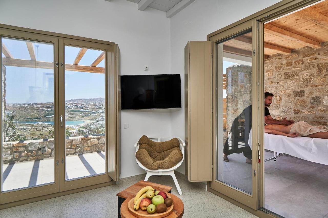 Due Mari Mykonos Hotel Agios Ioannis Diakoftis Eksteriør billede