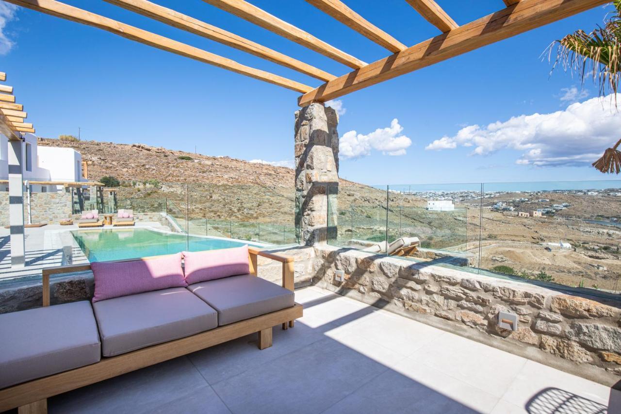Due Mari Mykonos Hotel Agios Ioannis Diakoftis Eksteriør billede
