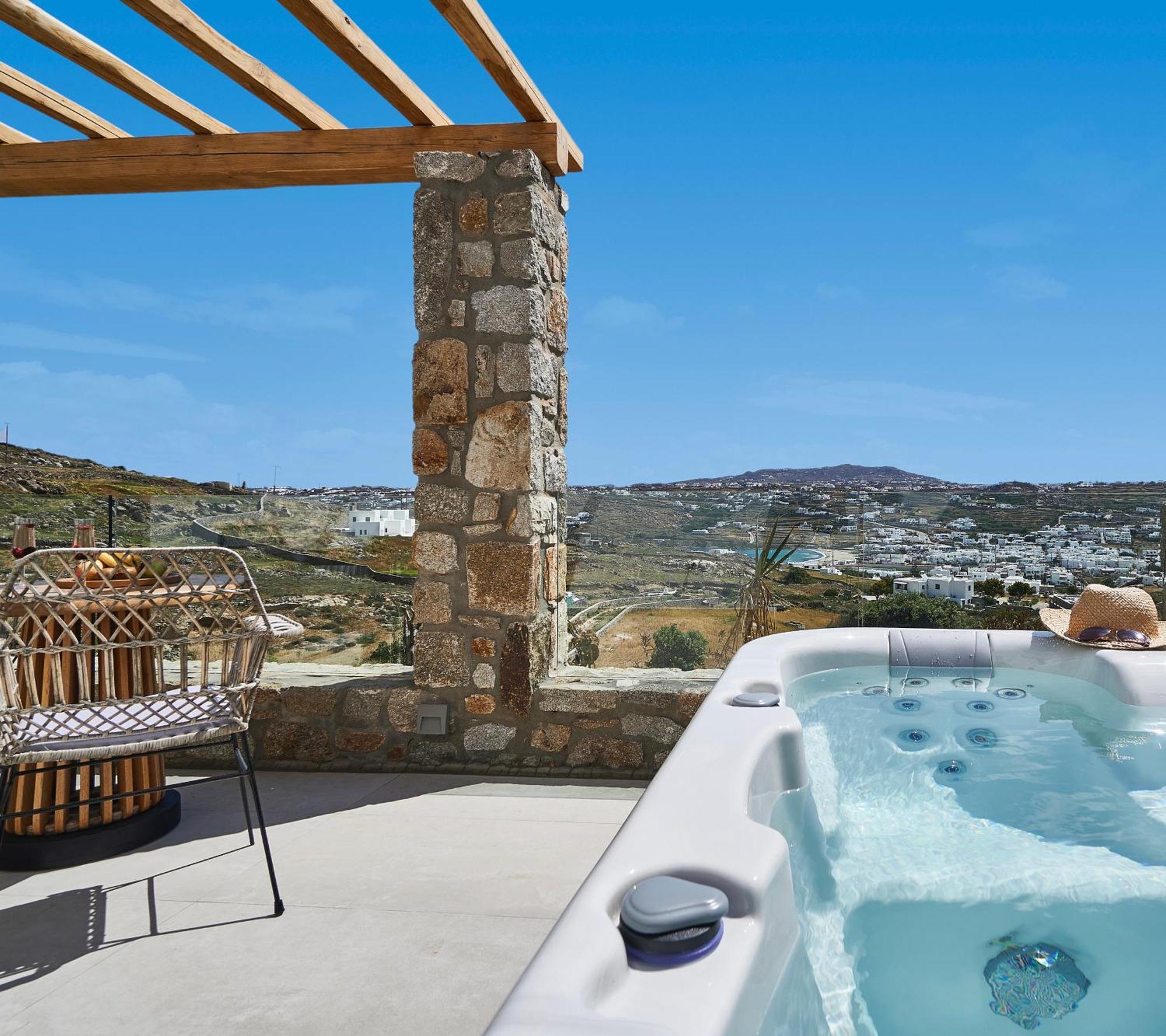 Due Mari Mykonos Hotel Agios Ioannis Diakoftis Eksteriør billede